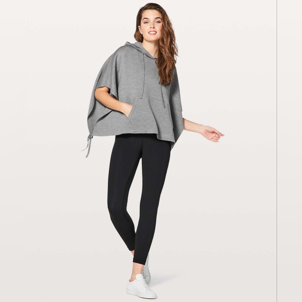 Lululemon All In A Day Hooded Poncho O/S in EUC - Picture 3 of 12